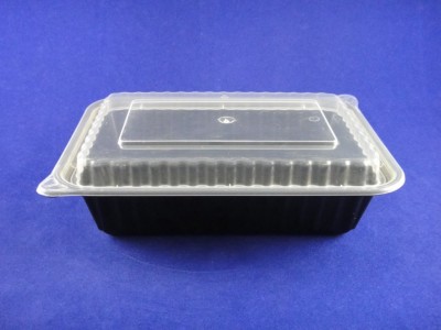 I-888 PP Rectangular Microwavable Container